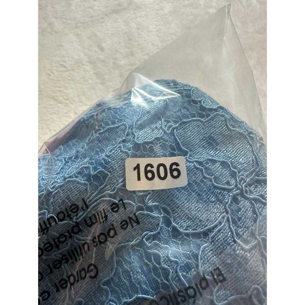 NWT Diane von Furstenberg Lace Wrap Dress, Oxford Blue Large Cocktail, Party - Picture 7 of 7